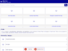 Tablet Screenshot of alprintz.com
